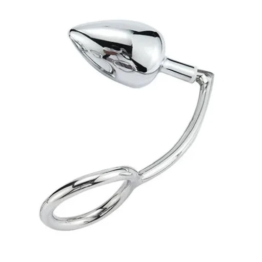 Stainless DiscreetChoice Set with Ring Hook Cock Anal 4663 Steel 0528
